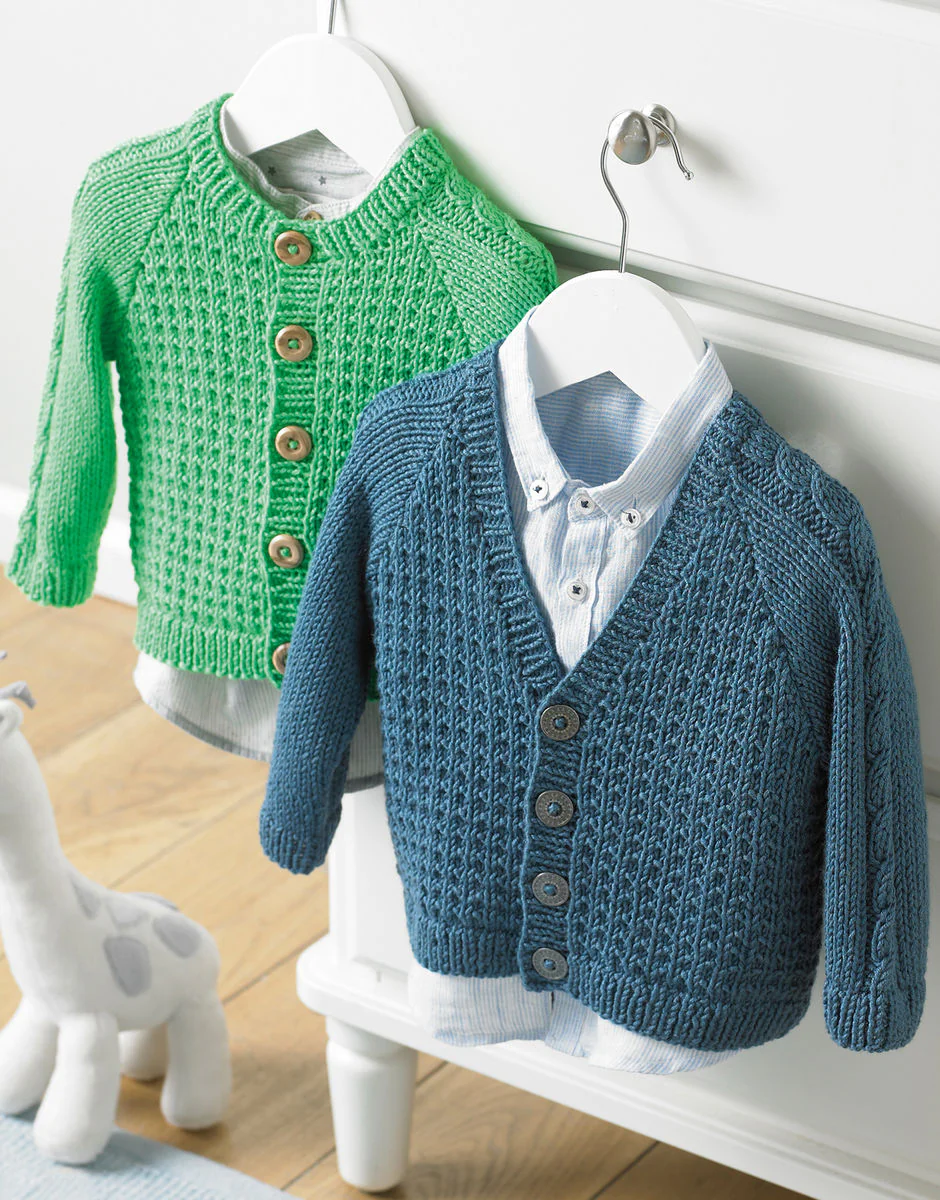 Baby Cardigan in Snuggly DK - Sirdar 5218
