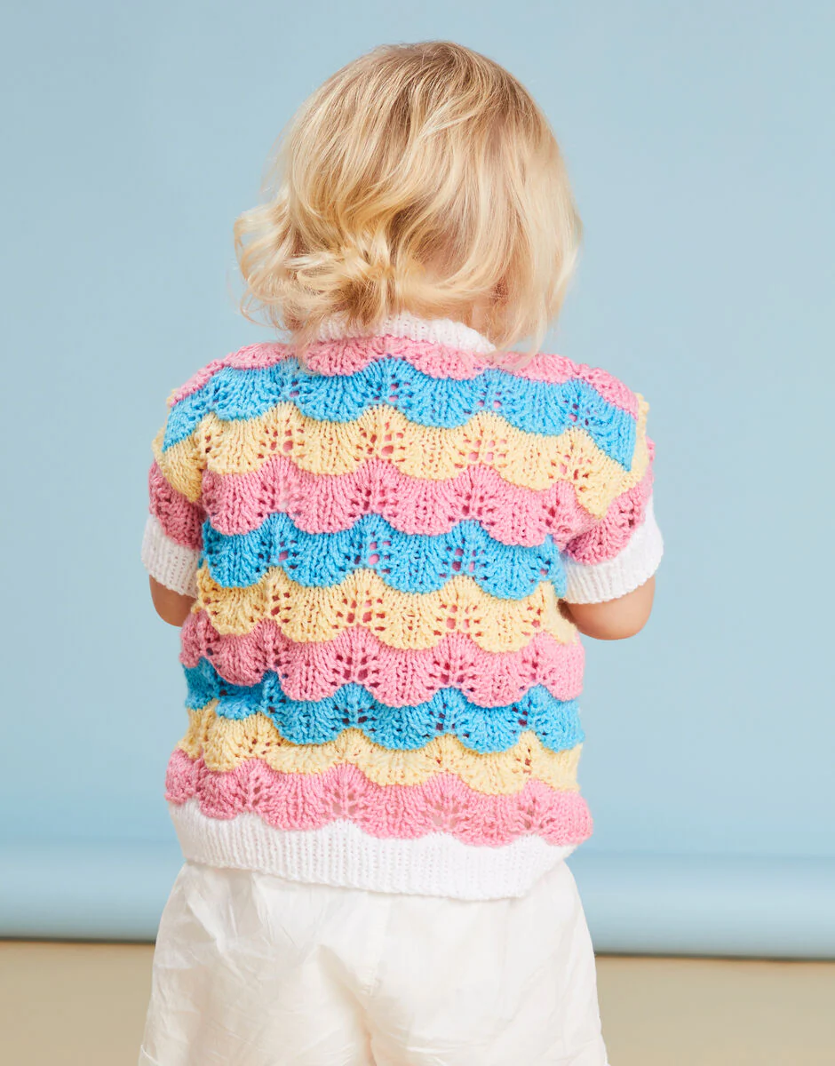 Catching Waves Cardigan in Snuggly DK - Sirdar 5502 - Image 4