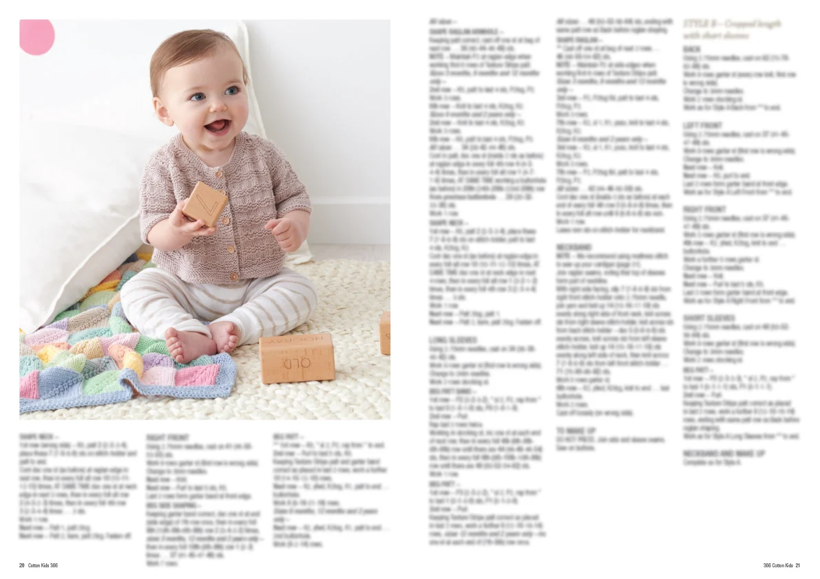 Cotton Kids - Patons Heirloom Book 366 - Image 11