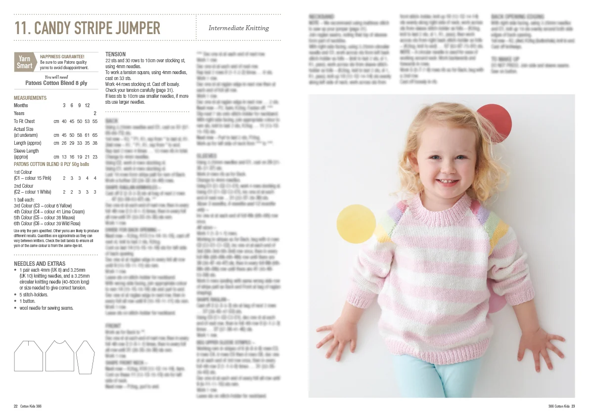 Cotton Kids - Patons Heirloom Book 366 - Image 12