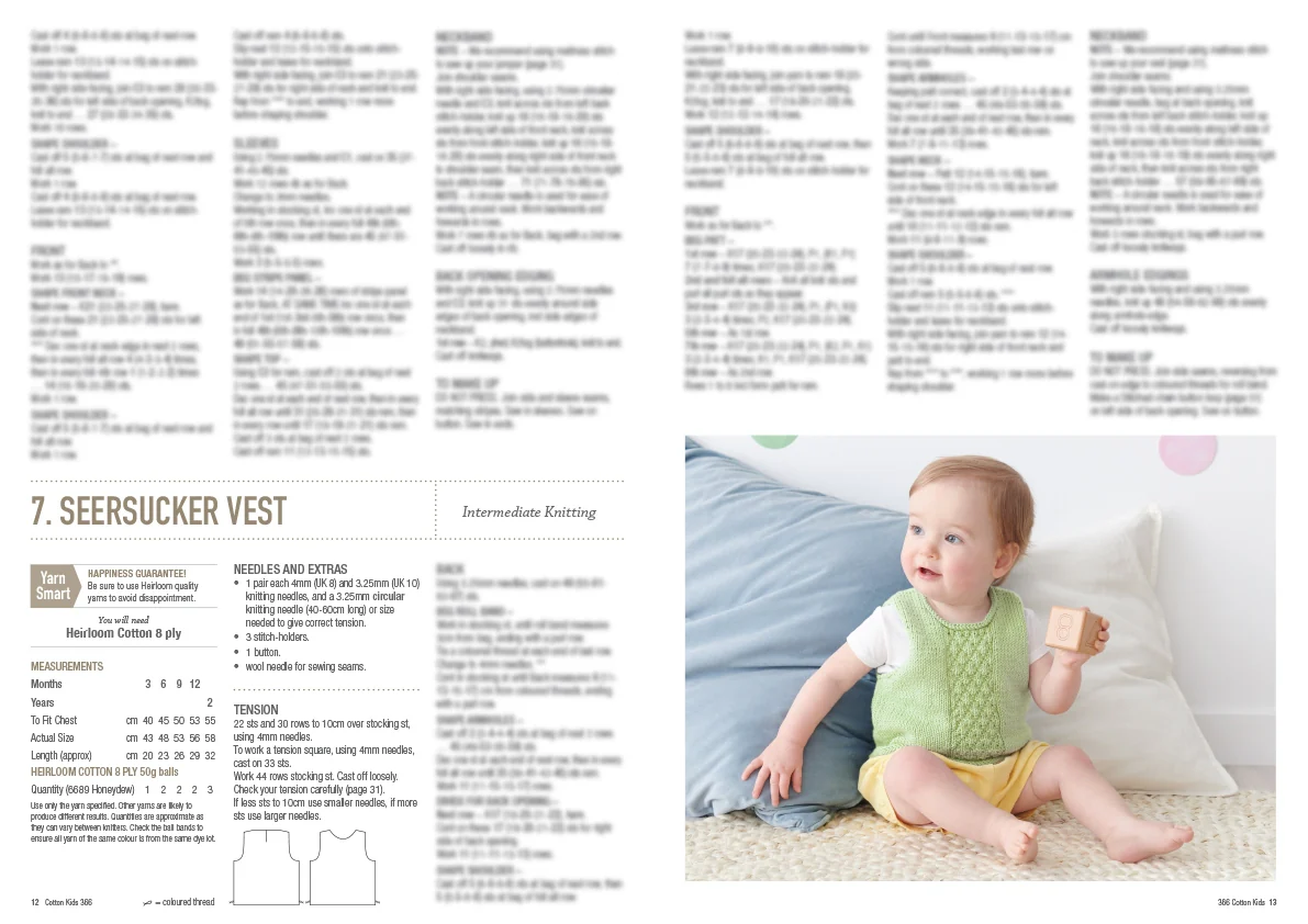 Cotton Kids - Patons Heirloom Book 366 - Image 7