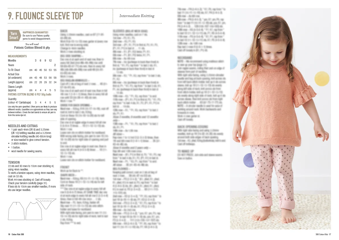 Cotton Kids - Patons Heirloom Book 366 - Image 9