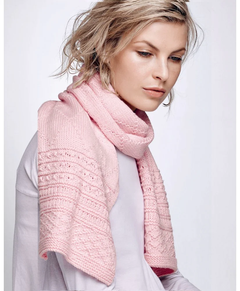 Diamond Poncho & Scarf - Superfine Merino 435 - Image 3