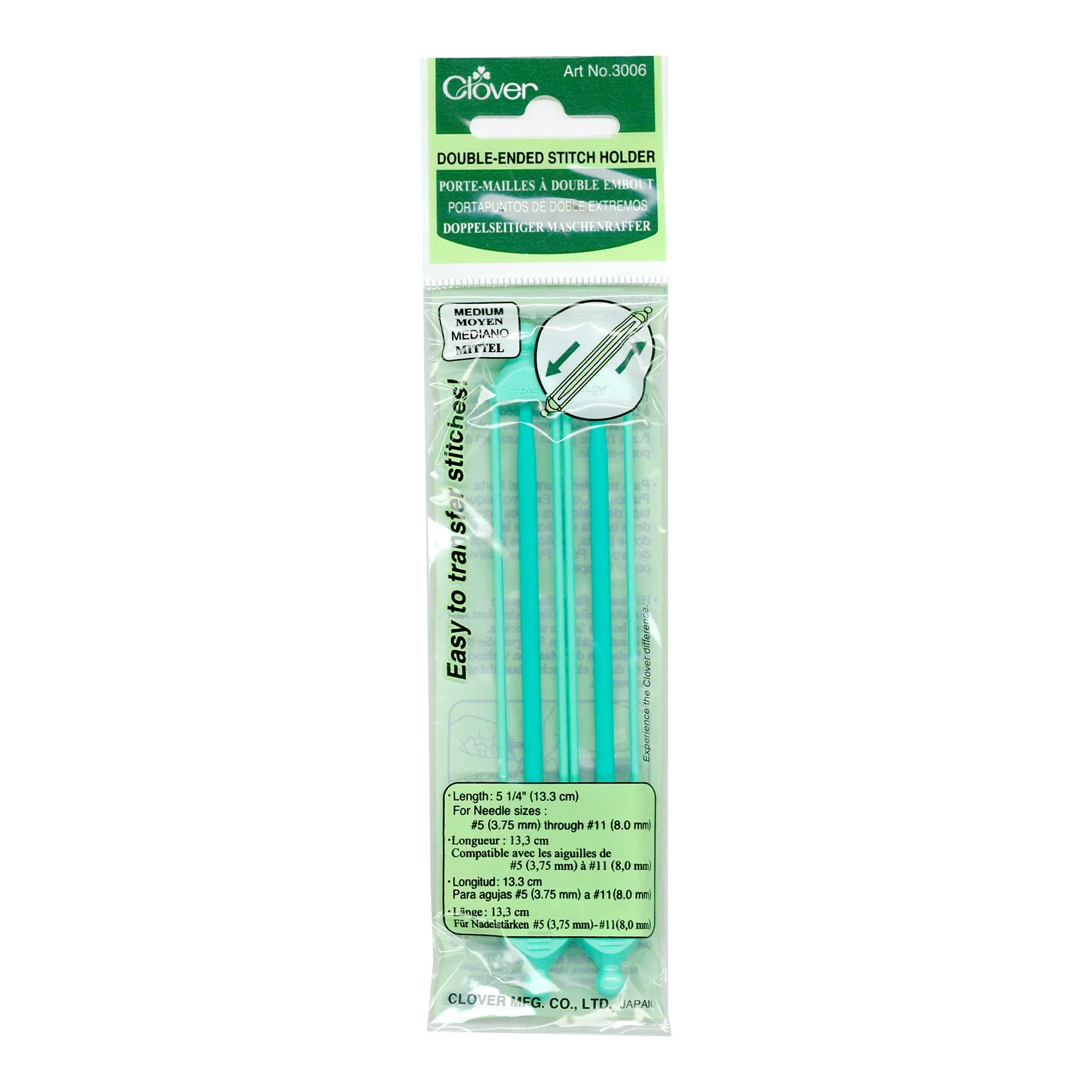 Double Ended Stitch Holders - Clover - Image 4