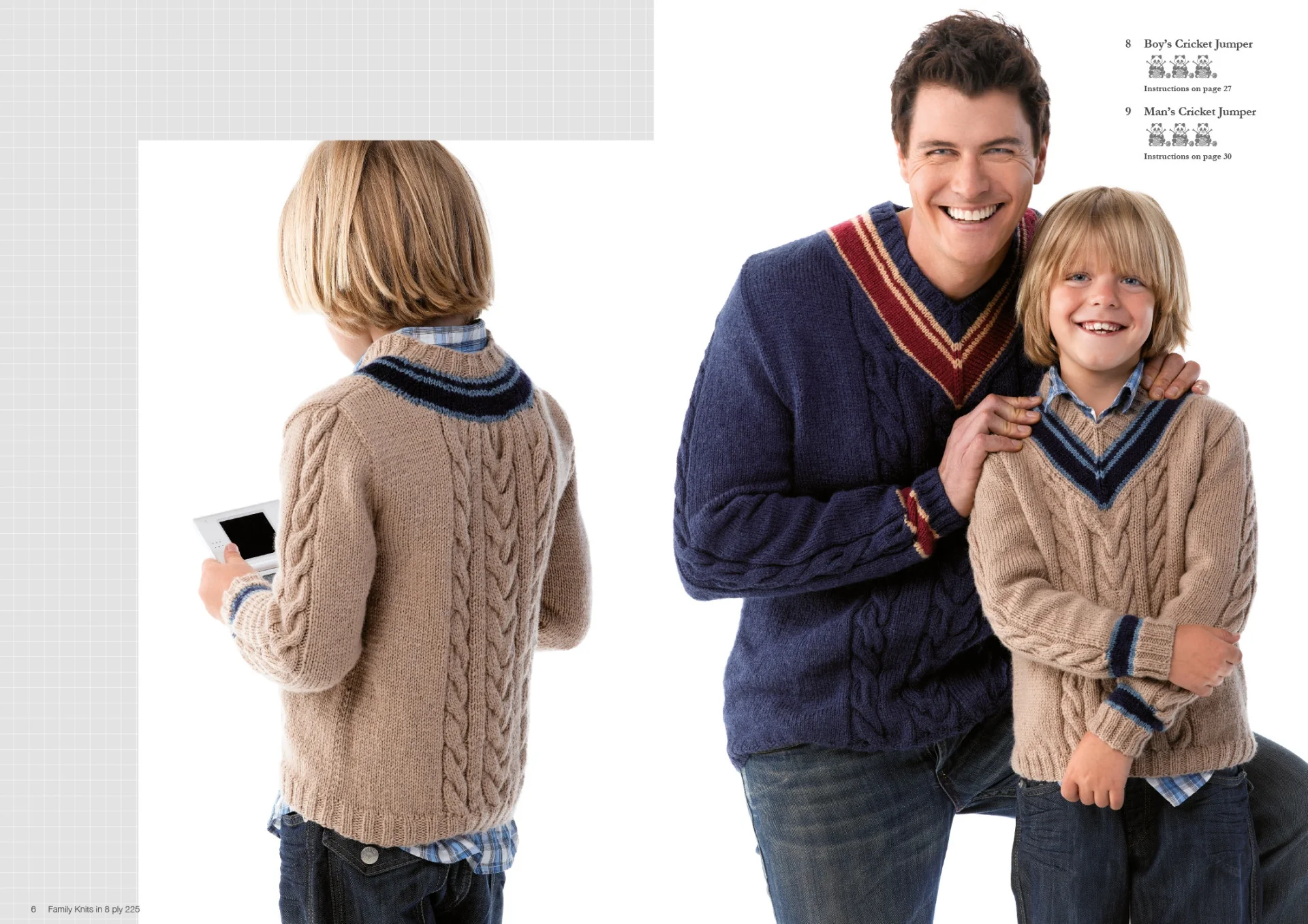 Family Knits in 8 ply - Panda 225 - Image 4