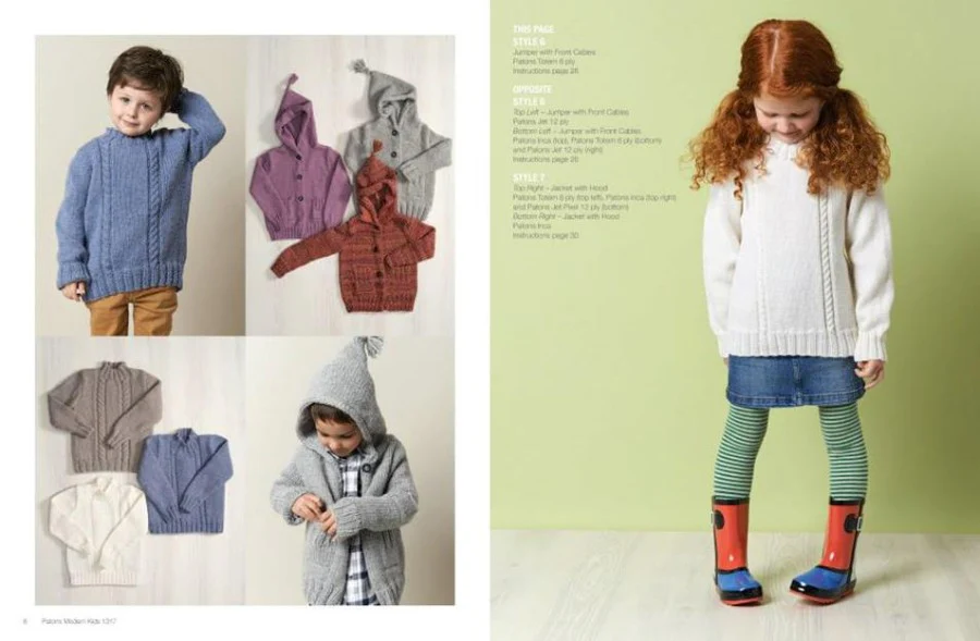 Hand Knits for Modern Kids - Patons 1317 - Image 6