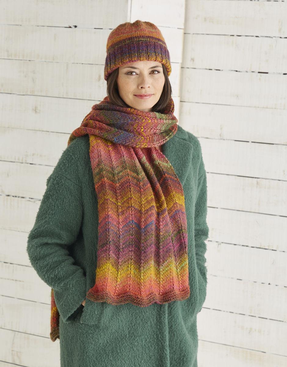 Hat and Scarf in Jewelspun - Sirdar 10027 - Image 2
