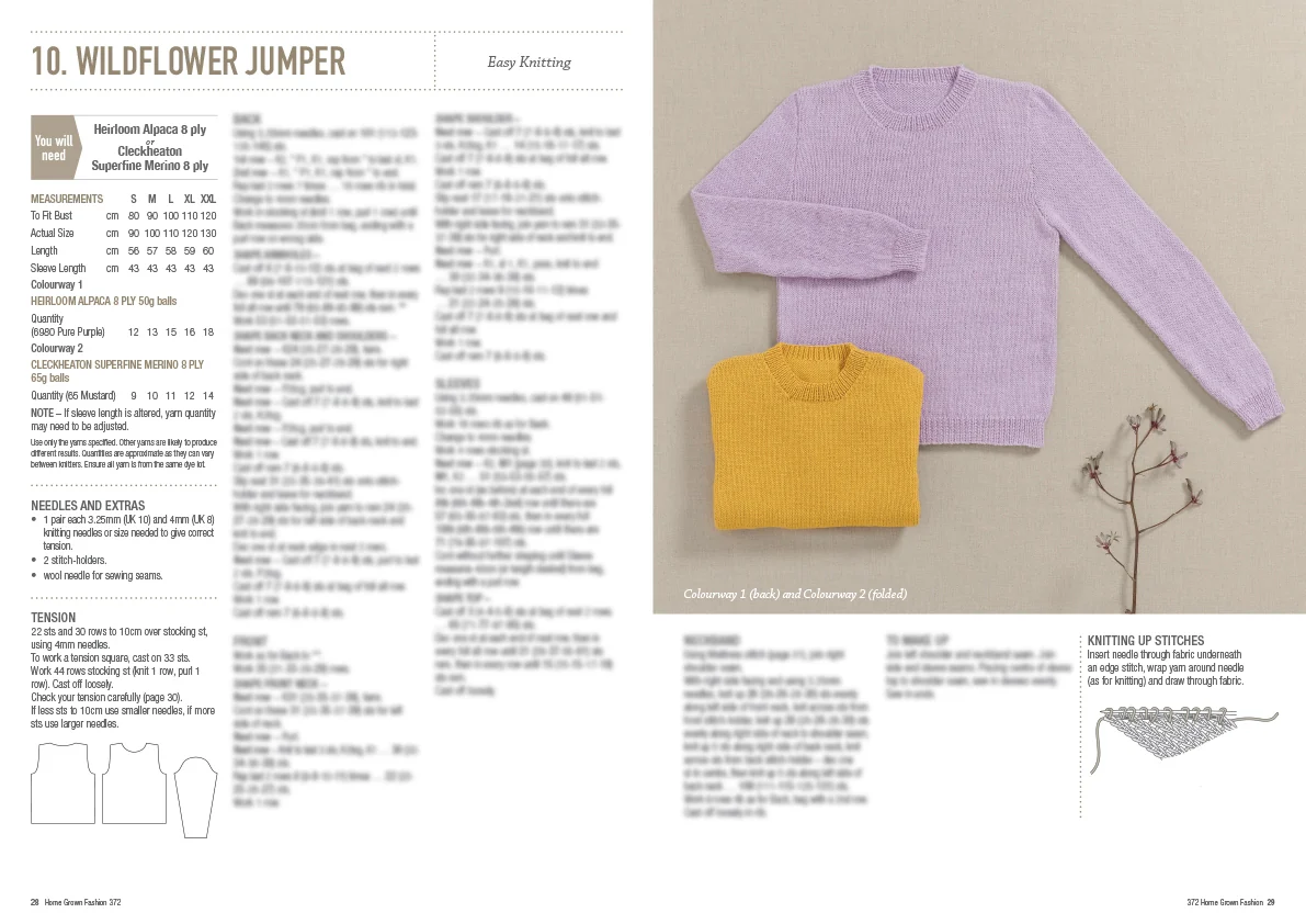 Home Grown Fashion - Patons Cleckheaton Heirloom Book 372 - Image 14