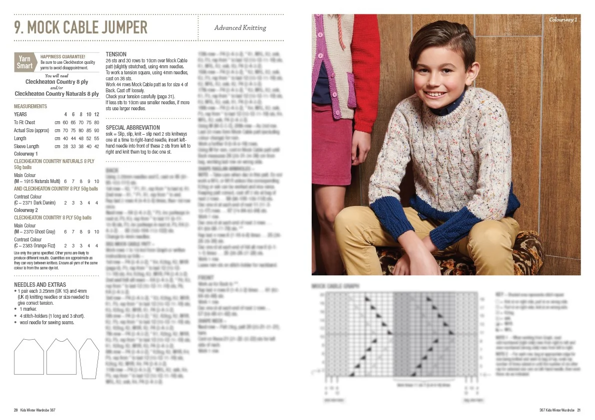 Kids Winter Wardrobe - Cleckheaton Heirloom 367 - Image 12