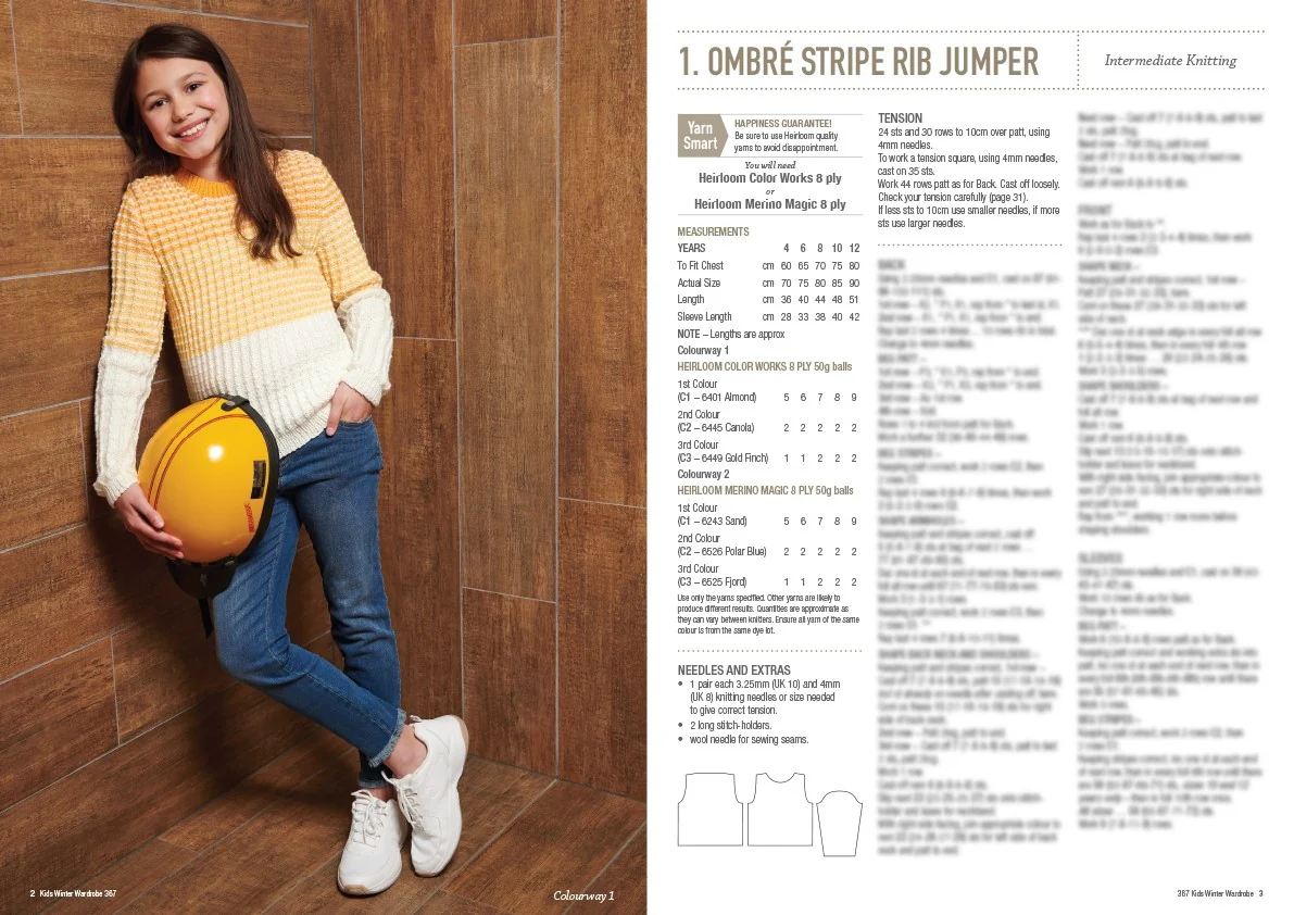 Kids Winter Wardrobe - Cleckheaton Heirloom 367 - Image 2