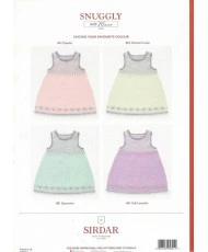 Knitted Pinafore and Shoes - Sirdar 5301 - Image 3