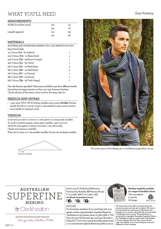 Lichen Scarf - Superfine Merino 465 - Image 2