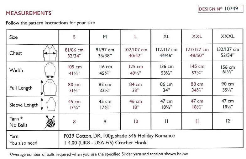 Longline Picot Crochet Cardigan - Sirdar 10249 - Image 2