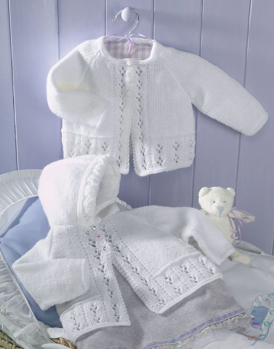 Baby Girl's Matinee Coats - Sirdar 1579