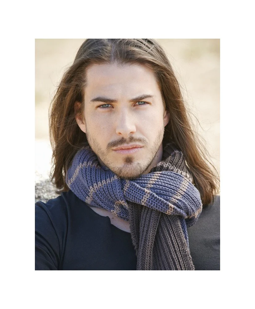 Men's Beanie, Mitts and Scarf - Superfine Merino 453 - Image 4