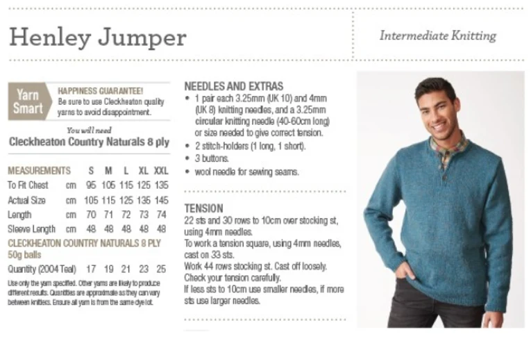 Men's Knits - Cleckheaton 1015 - Image 3