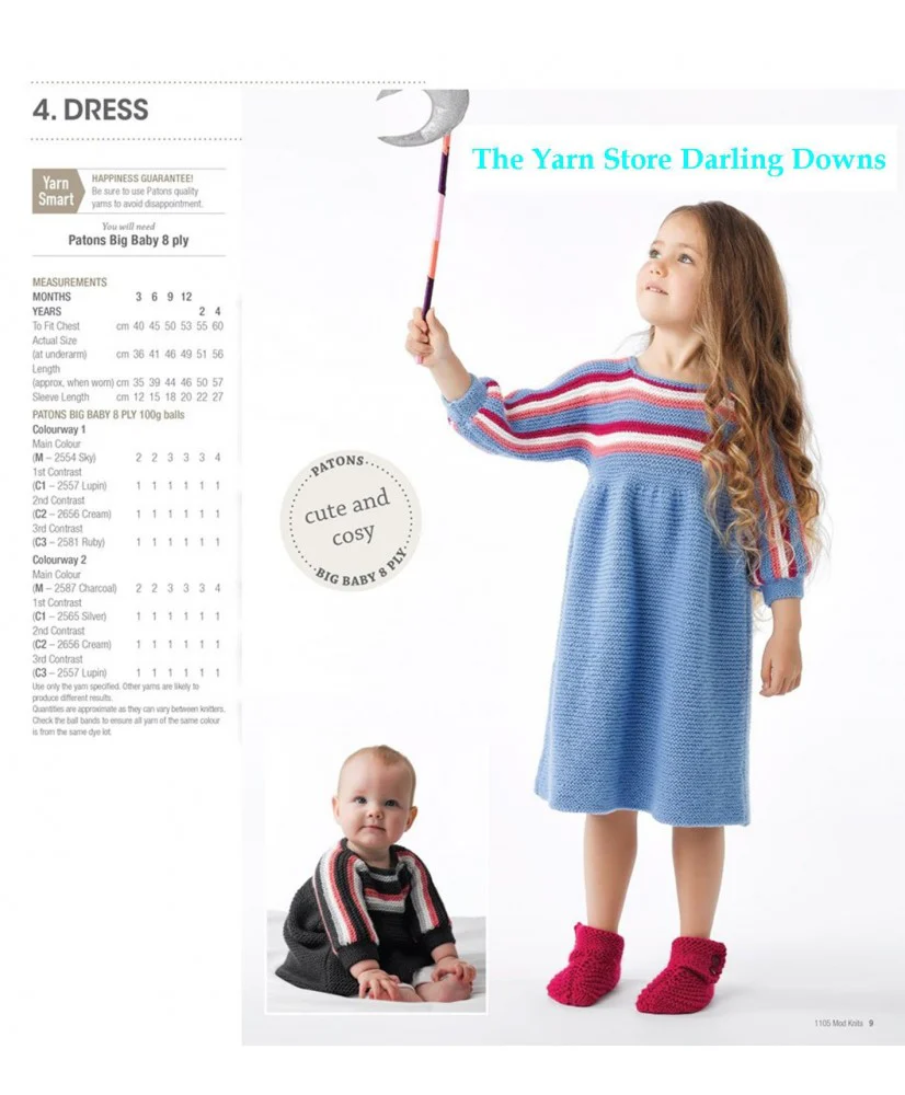 Mod Knits in Big Baby - Patons 1105 - Image 8