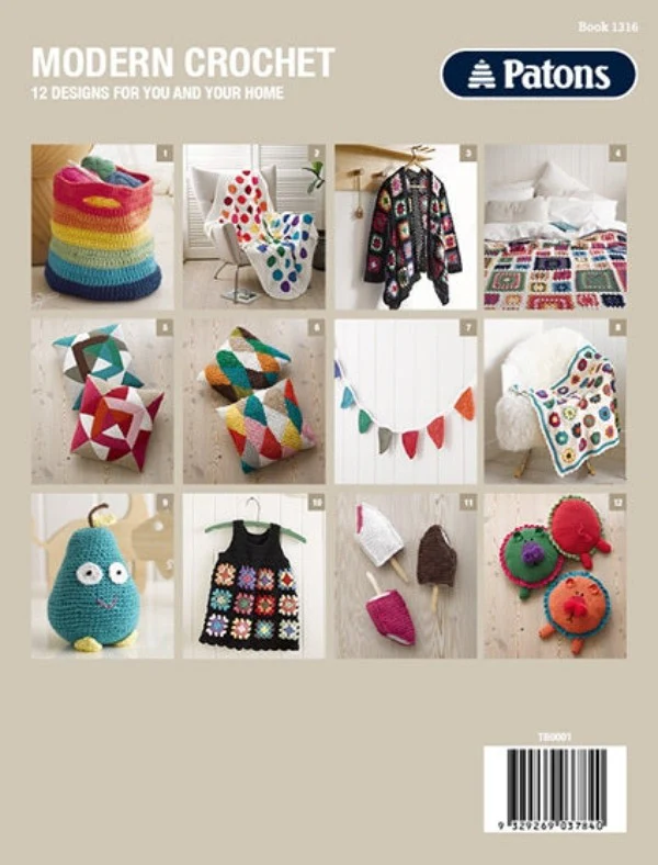 Modern Crochet - Patons Pattern Book 1316 - Image 7