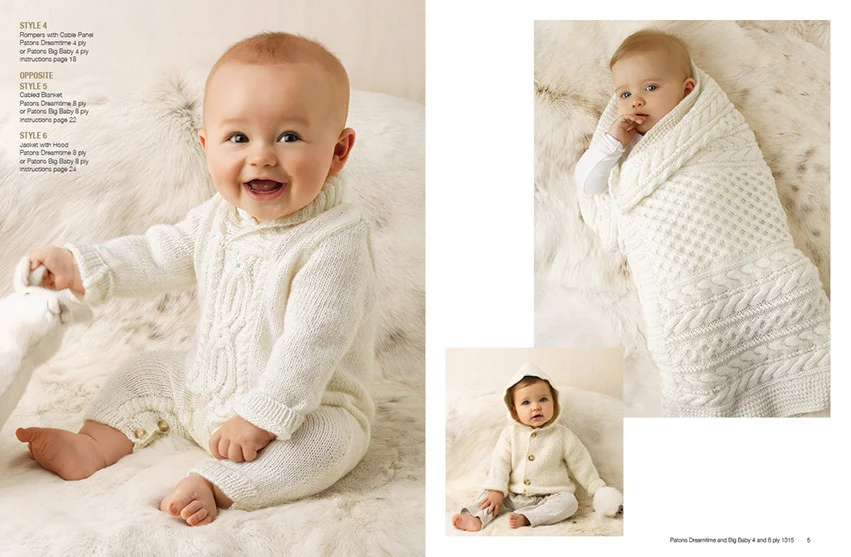 Natural Baby - Patons Book 1315 - Image 4
