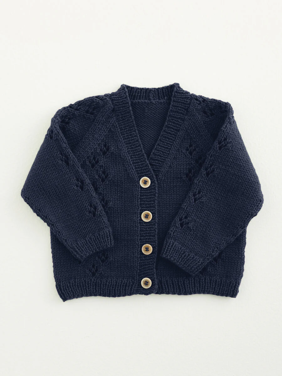 Paw Print Cardigan & Dungarees in Snuggly DK - Sirdar 5433 - Image 3