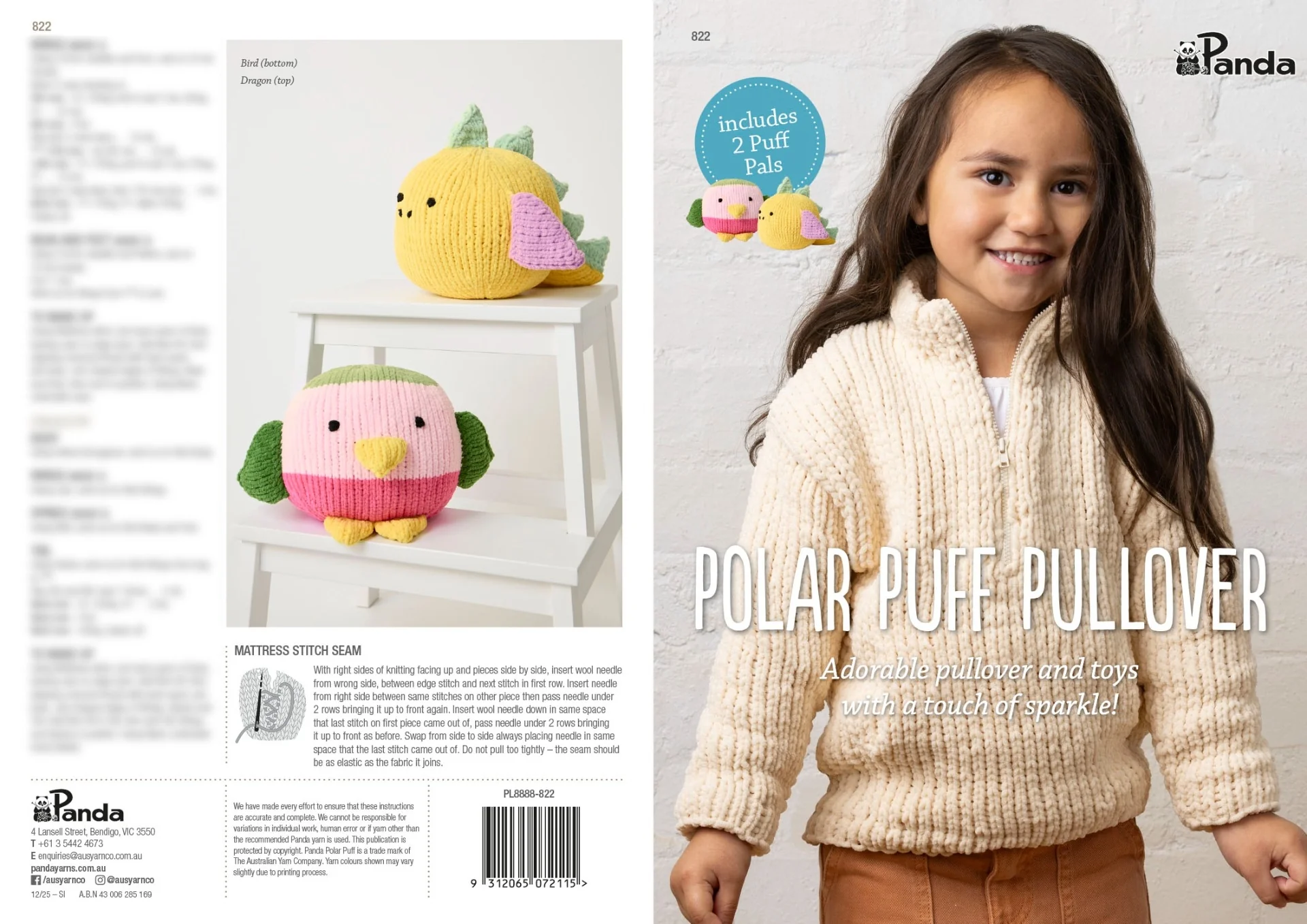 Polar Puff Pullover - Panda 822 - Image 3