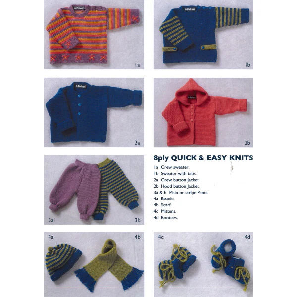 Quick & Easy Baby Knits - Patons Book 6000 - Image 7