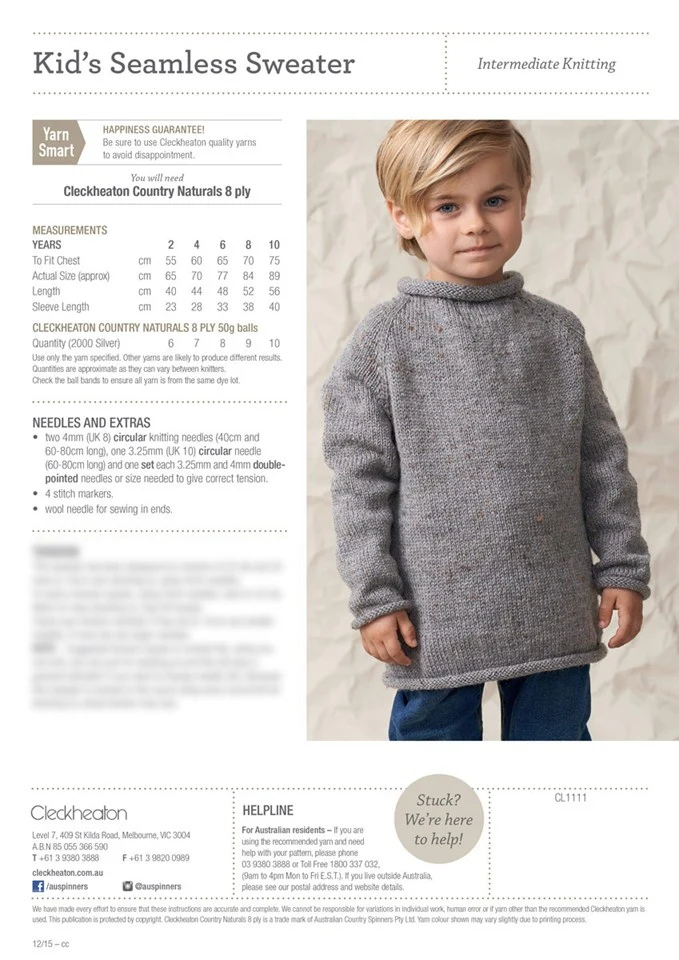 Seamless Sweater - Cleckheaton 1010 - Image 3