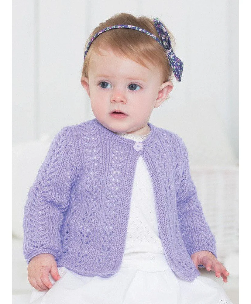 Short Sleeve and Long Sleeve Lace Cardigan - Sirdar 1330 - Image 3