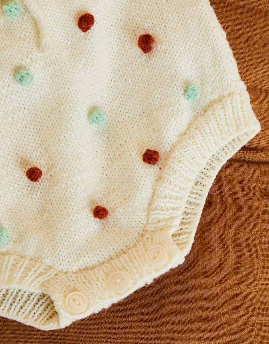 Spotty Dotty Romper in Snuggly 4 Ply - Sirdar 5514 - Image 3