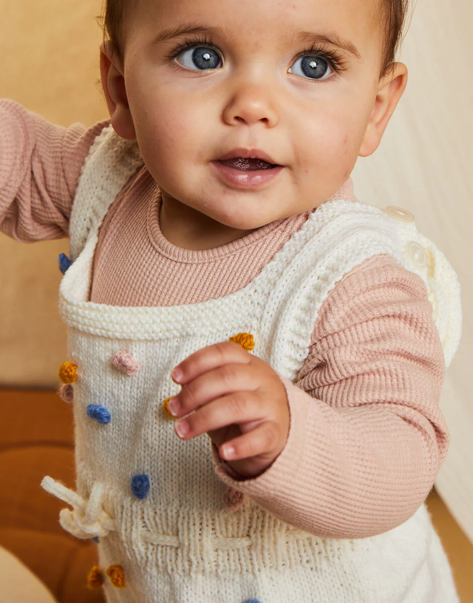 Spotty Dotty Romper in Snuggly 4 Ply - Sirdar 5514 - Image 4
