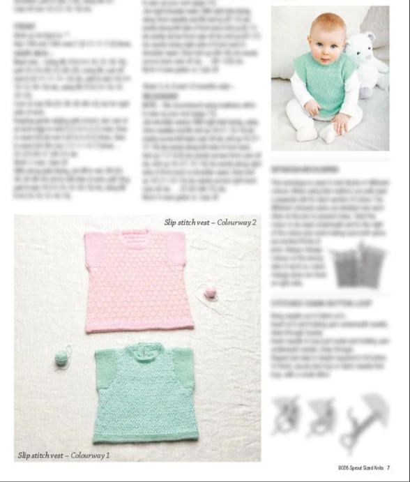 Sprout Sized Knits - Patons Book 8026 - Image 6