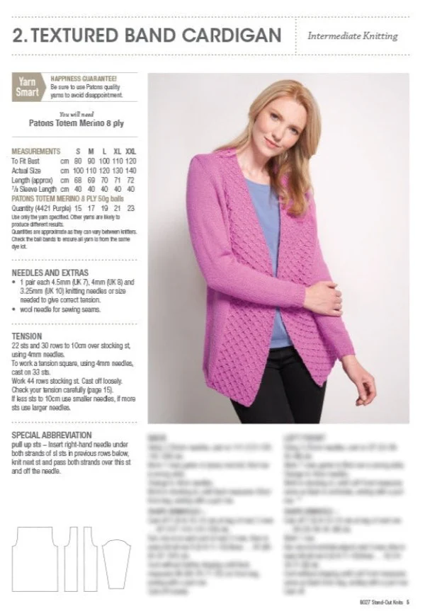 Stand-out Knits - Patons Pattern 8027 - Image 3