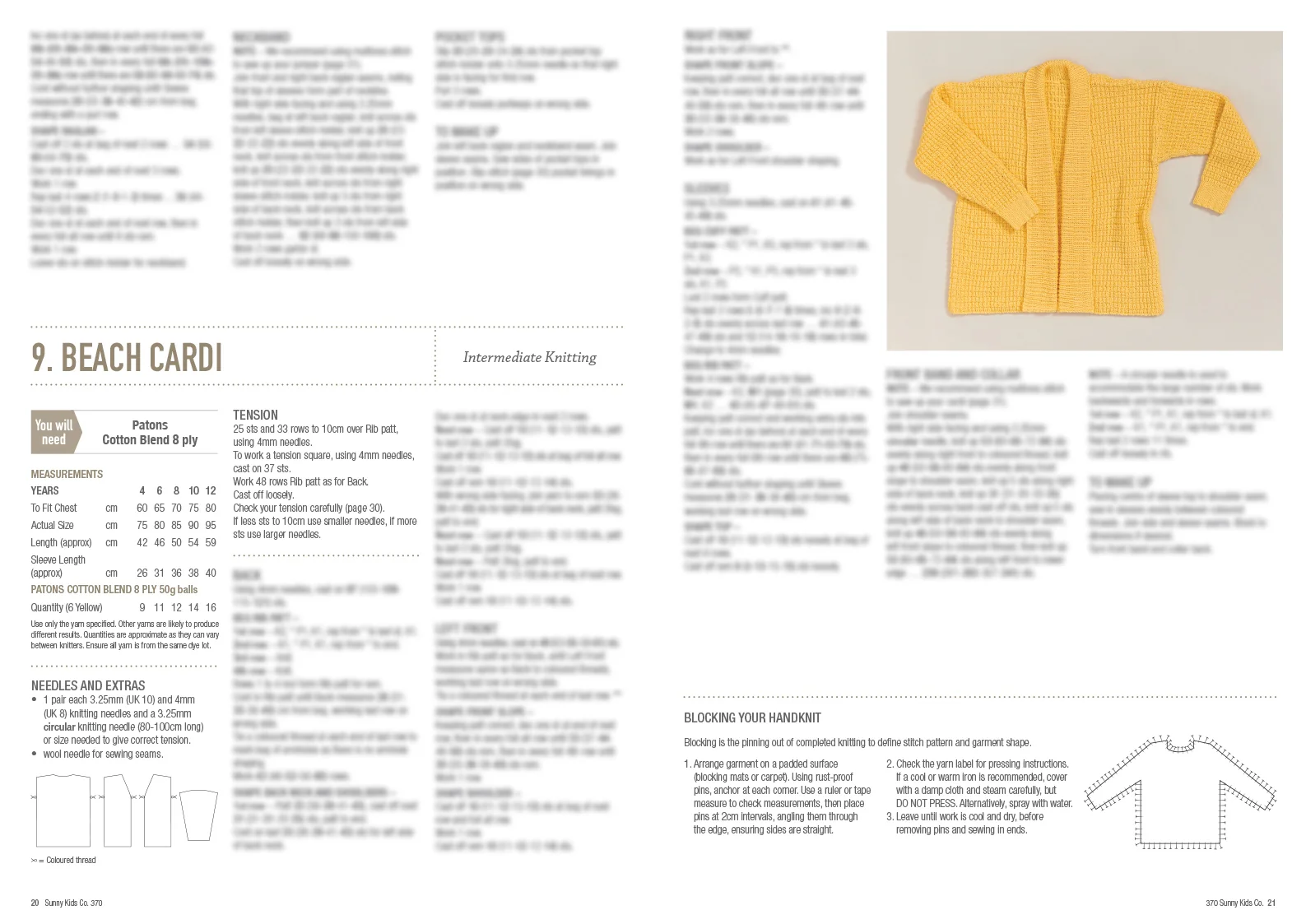 Sunny Kids Co. - Patons, Heirloom Knitting Book 370 - Image 10