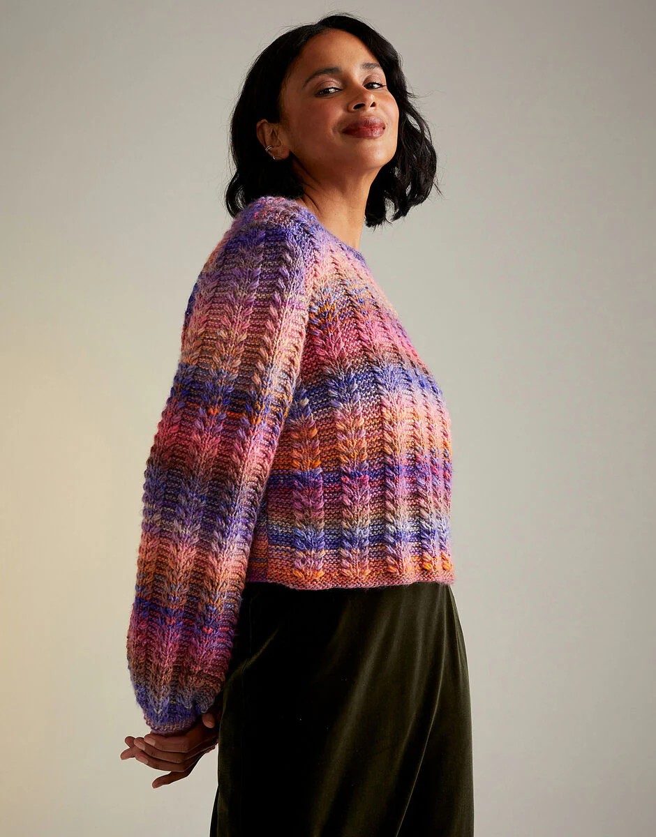 Sunset Orchard Sweater in Jewelspun - Sirdar 10719 - Image 3