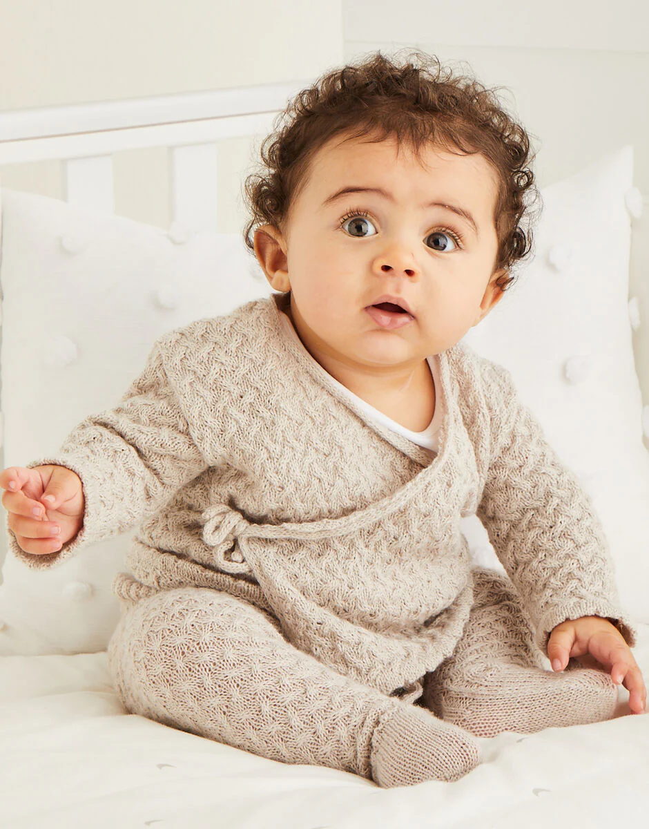 Tie Side Top and Trouser Suit in Snuggly 2 ply - Sirdar 5522 - Image 3