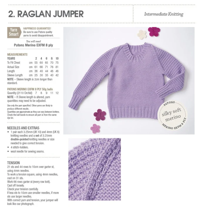 Vintage Girls - Patons Pattern 8023 - Image 4