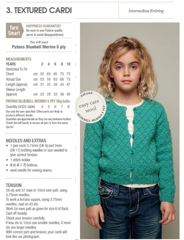 Vintage Girls - Patons Pattern 8023 - Image 5